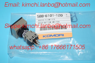 China 5BB-6101-120，AG225-FL5W11E3,Komori original push button switch,Komori offset machines supplier