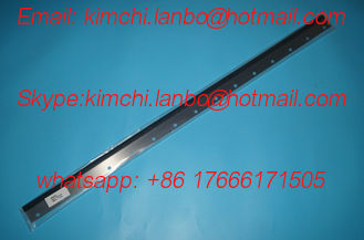 China komori wash up blade komori L40 machine wash up blade 1098x52x0.5mm 15holes supplier