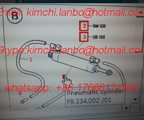 China F9.334.002  XL105 SM102 CD102 pneumatic cylinder D16 H50 use for offsetpress machines F9.334.002/02 supplier