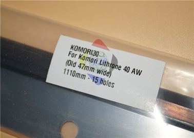 komori wash up blade komori machine wash up blade 1110mm 15holes supplier